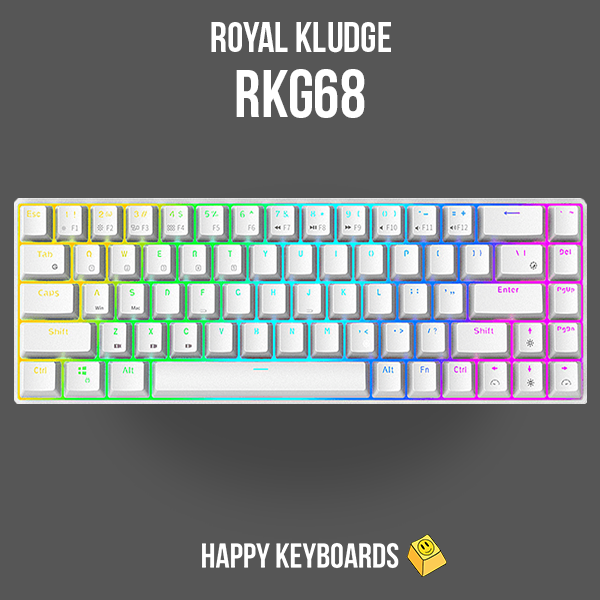Royal Kludge RKG68 White